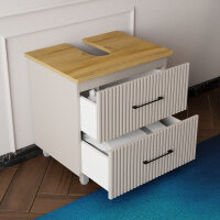 Waschbeckenunterschrank Liana 60 mit Konsole Eiche