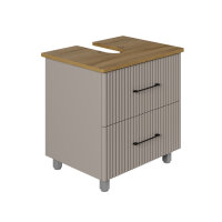 Waschbeckenunterschrank Liana 60 mit Konsole Eiche