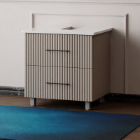 Waschbeckenunterschrank Liana 60 mit Konsole Weiß