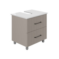 Waschbeckenunterschrank Liana 60 mit Konsole Weiß