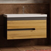 Hängeunterschrank und Waschbecken - Banyox