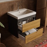 Hängeunterschrank und Waschbecken - Banyox