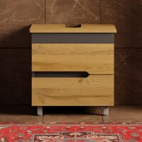 Waschbeckenunterschrank Marmara 60 Konsole Eiche