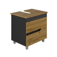 Waschbeckenunterschrank Marmara 60 Konsole Eiche