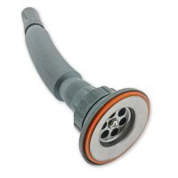 Flexibler PVC-Siphon mit Metallsieb – 76 cm...