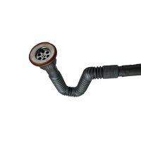 Flexibler PVC-Siphon mit Metallsieb – 76 cm...