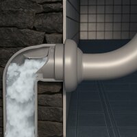 Flexibler PVC-Siphon mit Metallsieb – 76 cm Ablaufschlauch für Waschbecken