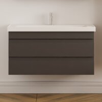 Waschbeckenunterschrank Lara Anthrazit 60/80/100 cm mit Konsole-Option