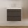 Waschbeckenunterschrank Lara Anthrazit 60/80/100 cm mit Konsole-Option