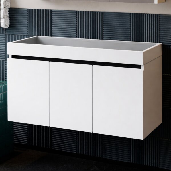 Waschtischunterschrank Venus Weiß Hochglanz
