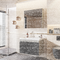 Badmöbel Set Alfa 50 Anthrazit