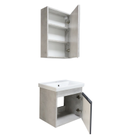 Badmöbel Set Alfa 50 Anthrazit