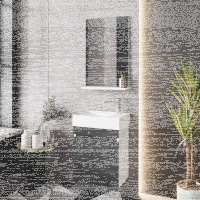 Badmöbel Set Venus Anthrazit 45