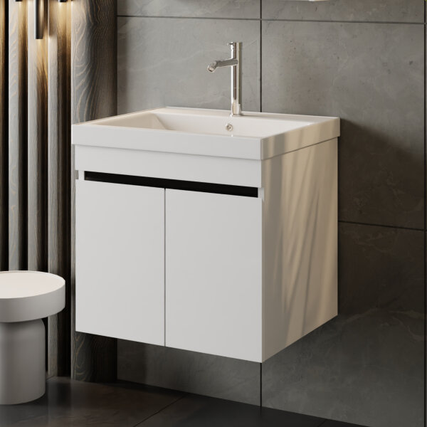 Waschtisch mit Unterschrank Venus Weiß 60