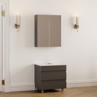 Stehendes Badmöbel Set Lara 60 Konsole Weiß