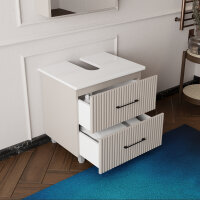 Stehendes Badmöbel Set Liana 60 Konsole Weiß