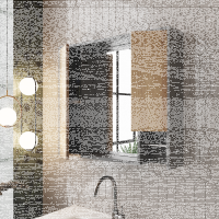 Spiegelschrank Marmara Anthrazit