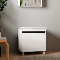 Stehendes Badmöbel Set Venus 60 Konsole Weiß