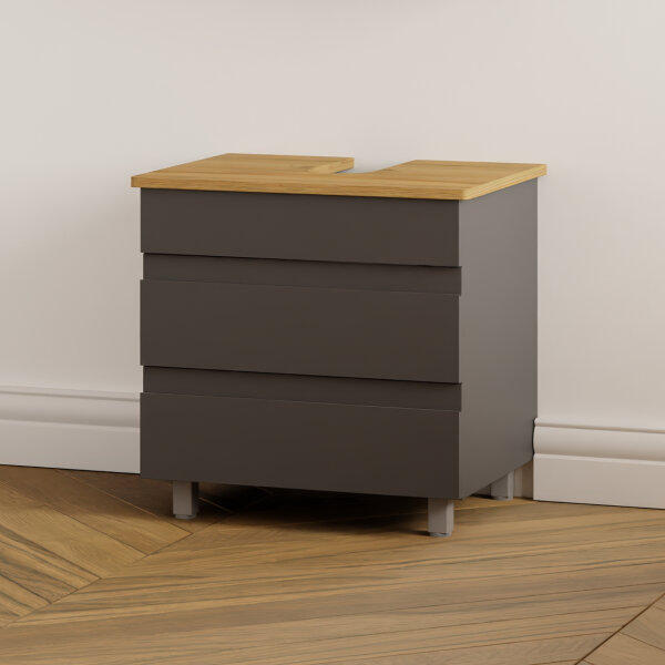 Waschbeckenunterschrank Lara 60 Konsole Eiche