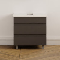 Waschbeckenunterschrank Lara 60 Konsole Weiß