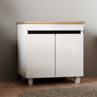 Waschbeckenunterschrank Venus 60 Konsole Eiche