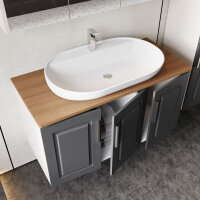 Waschtisch mit Unterschrank Arin Anthrazit 100 Konsole...