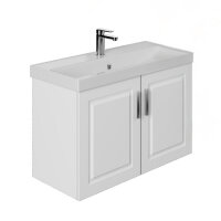 Waschtisch mit Unterschrank Arin Weiß 80