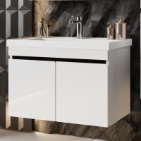 Waschtisch mit Unterschrank Venus Weiß 80