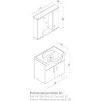 Badmöbel Set Mercan