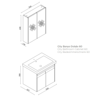 Badmöbel Set City 60