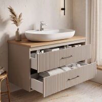 Waschtisch mit Unterschrank Liana 100 Konsole Eiche