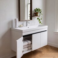 Waschtisch mit Unterschrank Venus Weiß 100