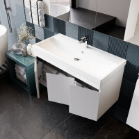 Badmöbel Set Venus 100 mit Einbauwaschbecken