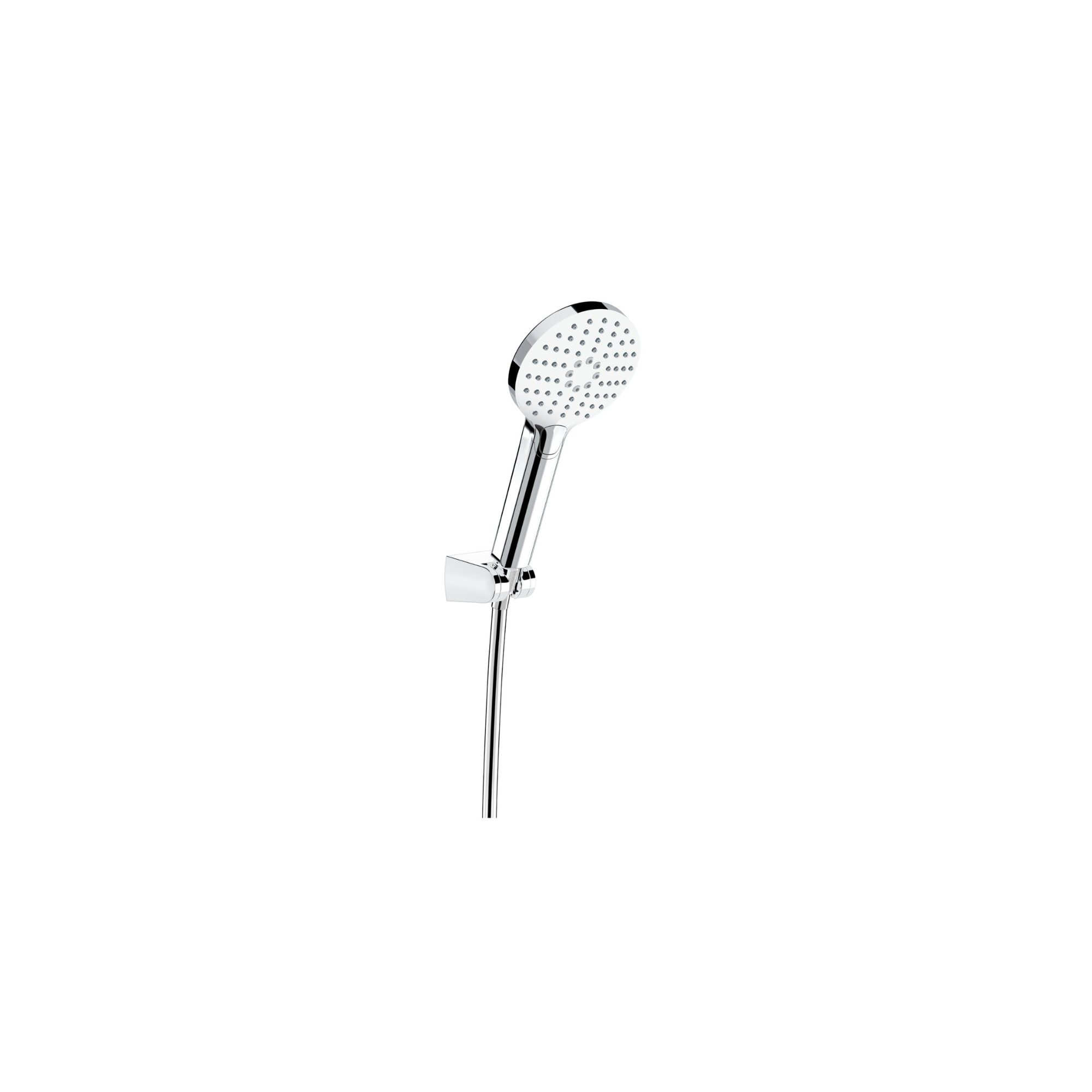 Handbrause Set Chromax – Runde Handbrause mit 3 Strahlarten in Chrom