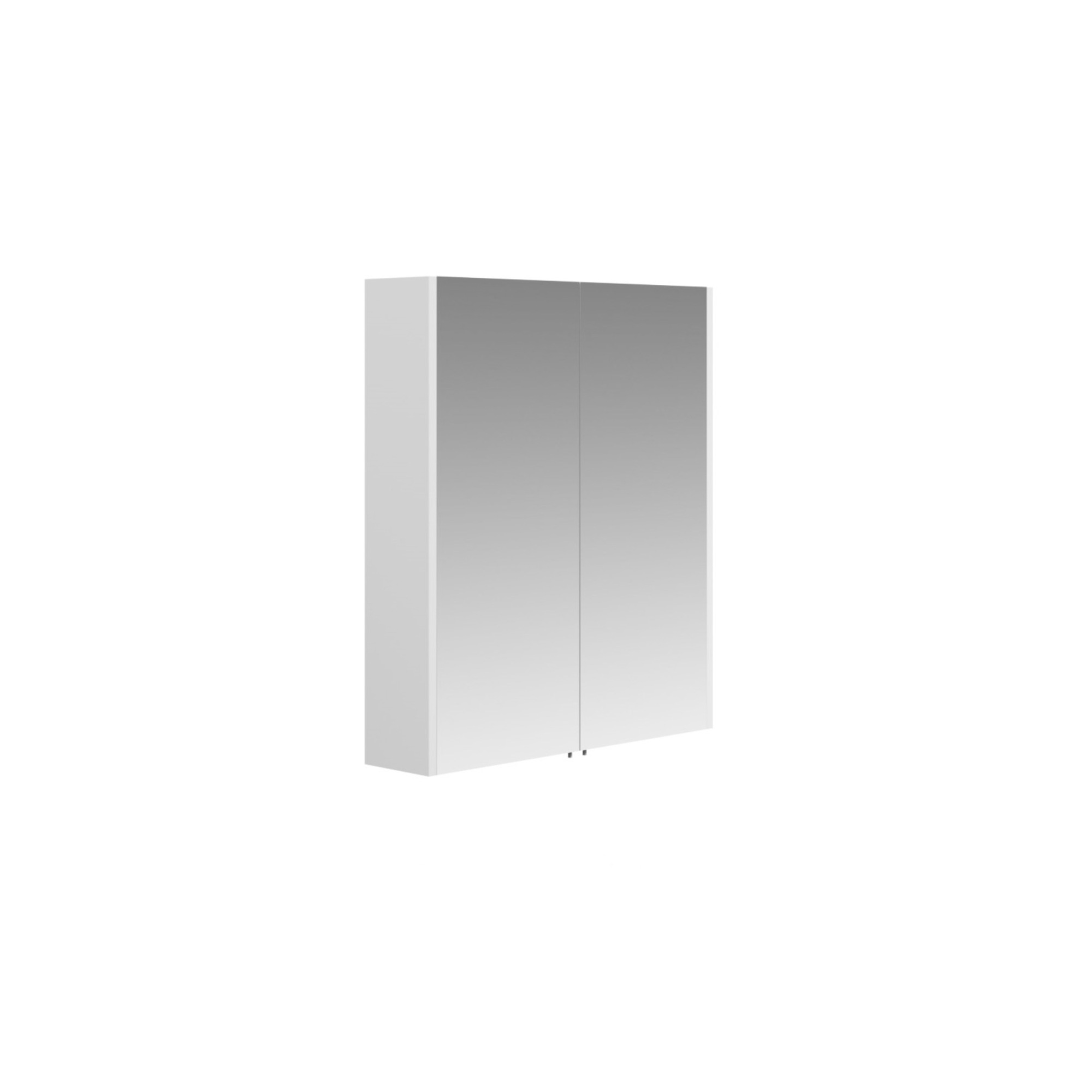 Spiegelschrank zum Badmöbel Set Vega Weiß – 56, 76 oder 95 cm breit, 69 cm hoch, 15 cm tief